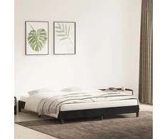 Lova Lovos rėmas be čiužinio Juodas 180x210 cm aksomas
