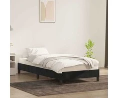 Lova Lovos rėmas be čiužinio Juodas 80x210 cm aksomas