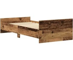 Lova Lovos rėmas be čiužinio, medienos dizaino, 75x190 cm