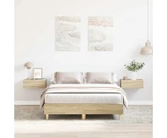 Lova lovos rėmas be čiužinio Sonoma ąžuolas 120x200 cm
