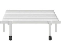 Lova Lovos rėmas be čiužinio Sulankstomas baltas 90x190 cm Plieninis