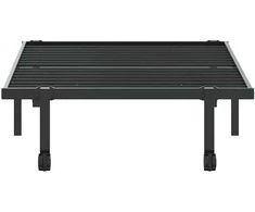 Lovos rėmas be čiužinio Sulankstomas juodas 90x200 cm Plienas
