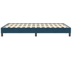 Lova Lovos rėmas be čiužinio Tamsiai mėlynas 120x210 cm aksomas