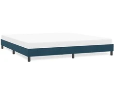 Lova Lovos rėmas be čiužinio Tamsiai mėlynas 180x210 cm aksomas