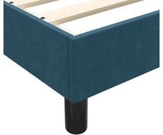 Lova Lovos rėmas be čiužinio Tamsiai mėlynas 90x210 cm aksomas