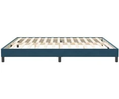 Lova Lovos rėmas be čiužinio Tamsiai mėlynas 200x220 cm aksomas