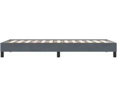 Lova Lovos rėmas be čiužinio Tamsiai pilka 80x210 cm aksomas