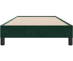 Lova Lovos rėmas be čiužinio Tamsiai žalias 100x210 cm aksomas
