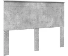 Lova Lovos rėmas Betoninė 140 x 200 cm Kietos pušies mediena