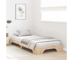 Lova Lovos rėmas Kietos pušies mediena 90 x 200 cm Pušies masyvas