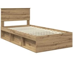 Lova Lovos rėmas Meistrų ąžuolas 100 x 200 cm Kietos pušies mediena