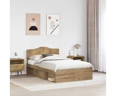 Lova Lovos rėmas Meistrų ąžuolas 120 x 200 cm Kietos pušies mediena