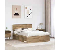 Lova Lovos rėmas Meistrų ąžuolas 150 x 200 cm Kietos pušies mediena