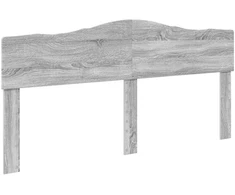Lova Lovos rėmas Pilkas Sonoma 200 x 200 cm Kietos pušies mediena