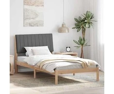 Lova Lovos rėmas Ruda 100 x 200 cm Kietos pušies mediena