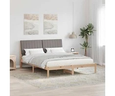 Lova Lovos rėmas Ruda 160 x 200 cm Kietos pušies mediena