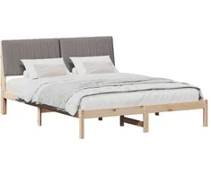 Lova Lovos rėmas Ruda 160 x 200 cm Kietos pušies mediena