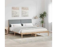 Lova Lovos rėmas Ruda 180 x 200 cm Kietos pušies mediena