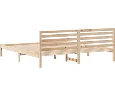 Lova Lovos rėmas Ruda 180 x 210 cm Kietos pušies mediena