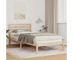 Lova Lovos rėmas Ruda 80 x 210 cm Kietos pušies mediena