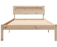 Lova Lovos rėmas Ruda 90 x 200 cm Kietos pušies mediena