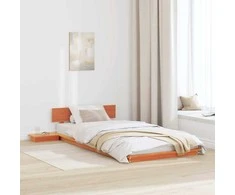 Lova Lovos rėmas Ruda 90 x 200 cm Medis