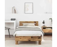 Lova Lovos rėmas Senas medis 203 x 95 x 70 cm Apdirbta mediena