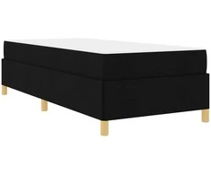 Lova Lovos rėmas su čiužiniu Juoda 90 x 190 cm audinys