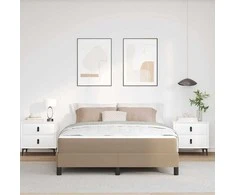 Lova Lovos rėmas su čiužiniu Kapučino 160 x 200 cm audinys