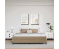 Lova Lovos rėmas su čiužiniu Kapučino 180 x 200 cm audinys