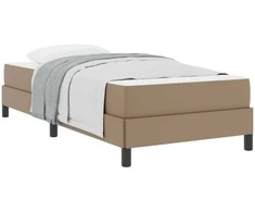 Lova Lovos rėmas su čiužiniu Kapučino 90 x 190 cm audinys