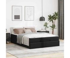 Lova Lovos rėmas su čiužiniu Kita 2 pcs Juoda PVC
