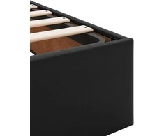 Lova Lovos rėmas su čiužiniu Kita 2 pcs Juoda PVC