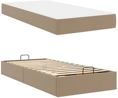 Lova Lovos rėmas su čiužiniu Kita 2 pcs Gelsvai ruda PVC