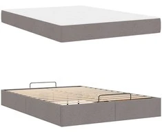 Lova Lovos rėmas su čiužiniu 2 pcs Tortora audinys