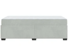 Lova Lovos rėmas su čiužiniu Šviesiai pilka 100 x 200 cm audinys