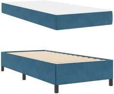 Lova Lovos rėmas su čiužiniu Tamsiai mėlyna 90 x 200 cm audinys
