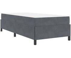 Lova Lovos rėmas su čiužiniu Tamsiai pilka 80 x 200 cm audinys