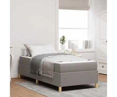 Lova Lovos rėmas su čiužiniu Taupe 100 x 200 cm audinys