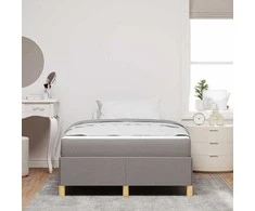 Lova Lovos rėmas su čiužiniu Taupe 120 x 200 cm audinys