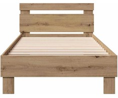 Lova Lovos rėmas su galvūgalio Amatininkų ąžuolas 203 x 95 x 70 cm