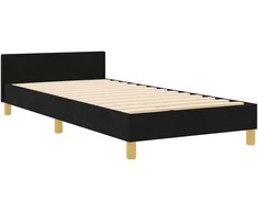 Lova Lovos rėmas su galvūgalio Juoda 90 x 200 cm audinys