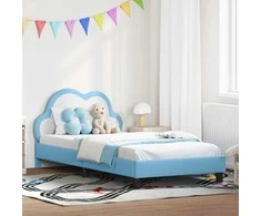 Lova Lovos rėmas su galvūgalio Mėlyna 90 x 200 cm PU