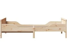 Lova Lovos rėmas su galvūgalio Ruda 80 x 200 cm Apdirbta mediena