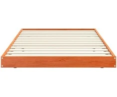 Lova Lovos rėmas Vaško ruda 80 x 200 cm Kietos pušies mediena