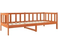 Lova Lovos rėmas Vaško ruda 90 x 190 cm Kietos pušies mediena