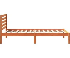 Lova Lovos rėmas Vaško ruda 90 x 200 cm Kietos pušies mediena
