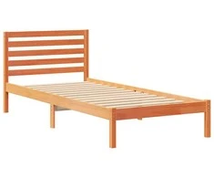Lova Lovos rėmas Vaško ruda 90 x 210 cm Kietos pušies mediena