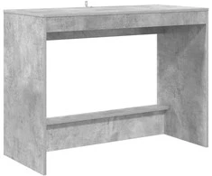 Lova Lovos stalas Betono pilka Apdirbta mediena 100 x 45 x 75 cm
