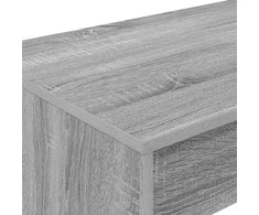 Lova Lovos stalas Pilka Sonoma Apdirbta mediena 100 x 45 x 75 cm